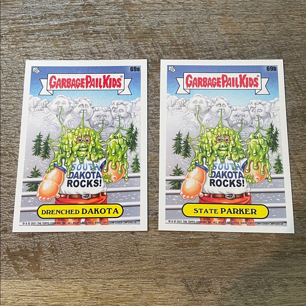 ✨10/$10 GPK SALE✨ Garbage Pail Kids GPK Go on Vacation Base 69a and 69b